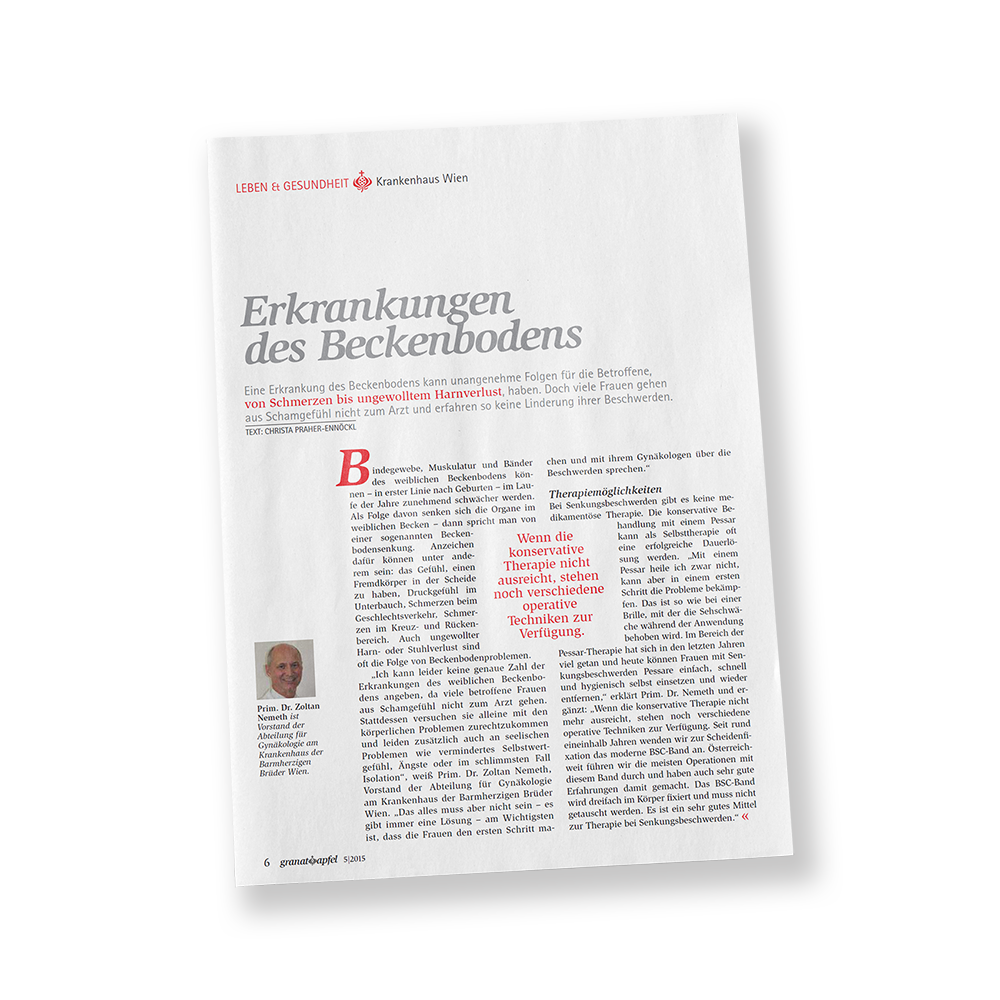 Erkrankungen des Beckenbodens