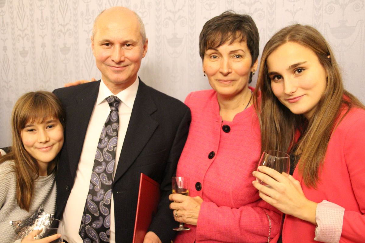 Familie von Prof. Dr. Nemeth bei der PhD Präsentation